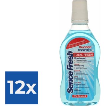 Sencefresh Mondwater - Coolmint 500 ml. - Voordeelverpakking 12 stuks