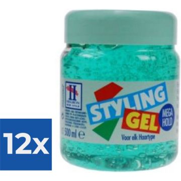 Hegron Styling Gel Megahold - Voordeelverpakking 12 stuks