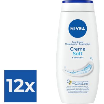 Nivea Douchecrème - Rich Moisture Soft 250ml - Voordeelverpakking 12 stuks