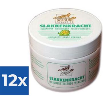 Goldline Crème Slakkenkracht - Voordeelverpakking 12 stuks