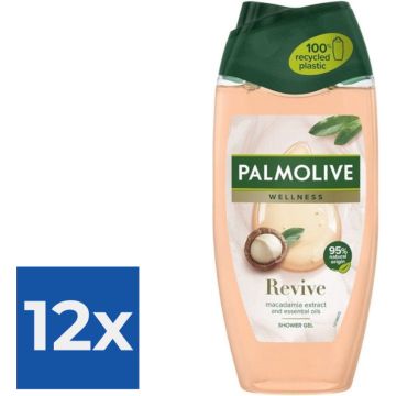 Palmolive Douchegel - Revive Macadamia 250 ml - Voordeelverpakking 12 stuks