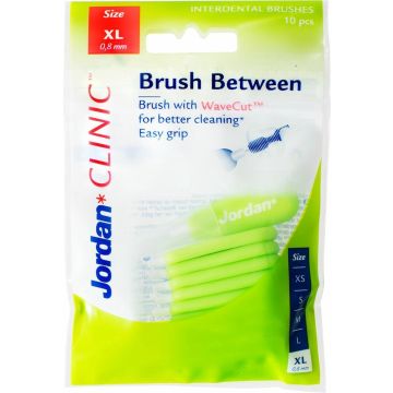 Jordan Interdentale borsteltjes - Clinic Brush Between XL - Voordeelverpakking 12 stuks