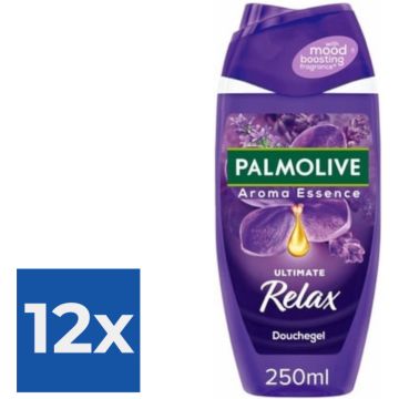 Palmolive Douchegel – Sunset Relax Lavendel 250 ml - Voordeelverpakking 12 stuks