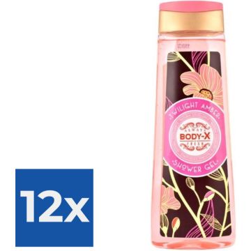 Body-X Women Douchegel | Twilight Amber | 500 ml - Voordeelverpakking 12 stuks