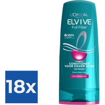 L’Oréal Paris Elvive Full Fiber Conditioner - 200 ml - Voordeelverpakking 18 stuks