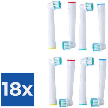 Universele opzetborstels voor de Oral-B - 8 stuks - Voordeelverpakking 18 stuks