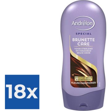 Andrélon Conditioner Brunette Care 300 ml - Voordeelverpakking 18 stuks