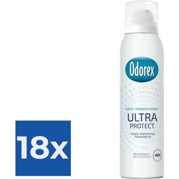 Odorex Deospray - Ultra Protect 150 ml - Voordeelverpakking 18 stuks