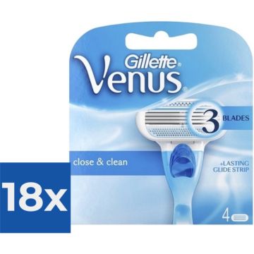 Gillette Venus - 4 stuks - Scheermesjes - Voordeelverpakking 18 stuks