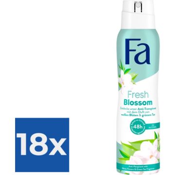 Fa Deodorant Fresh Blossom 150ML - Voordeelverpakking 18 stuks