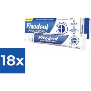 Fixodent Kleefpasta Professional 40 gram - Voordeelverpakking 18 stuks