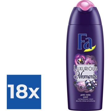 Fa Luxurious Moments Douchecreme - 250 ml - Voordeelverpakking 18 stuks