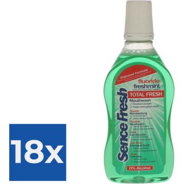 Sencefresh Mondwater - Freshmint 500 ml. - Voordeelverpakking 18 stuks