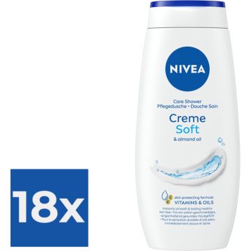 Nivea Douchecrème - Rich Moisture Soft 250ml - Voordeelverpakking 18 stuks