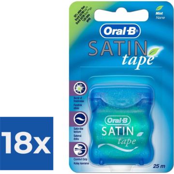 Oral-B Satin flosdraad - 25 m - Flosdraad - Voordeelverpakking 18 stuks