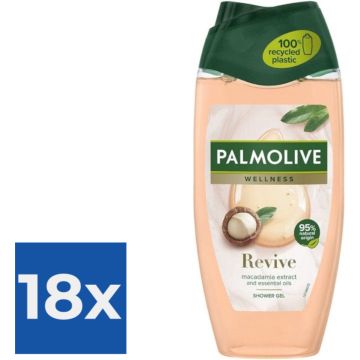 Palmolive Douchegel - Revive Macadamia 250 ml - Voordeelverpakking 18 stuks