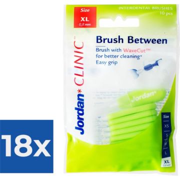 Jordan Interdentale borsteltjes - Clinic Brush Between XL - Voordeelverpakking 18 stuks