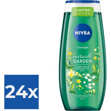 Nivea Douchegel – Freesia &amp; Groene Thee 250 ml - Voordeelverpakking 24 stuks