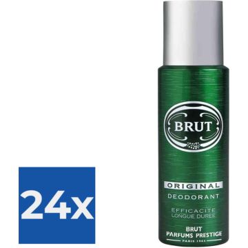 Brut Deospray Deodorant Original 200 mL - Voordeelverpakking 24 stuks