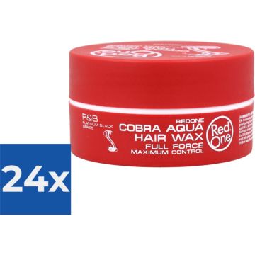 Redone Haar Styling Wax Hairwax 150 ml - Cobra Aqua - Voordeelverpakking 24 stuks