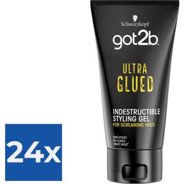 Schwarzkopf Got2b ultra glued gel 150ml - Voordeelverpakking 24 stuks