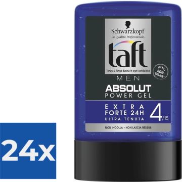 Schwarzkopf Taft Absolut haargel Mannen 300 ml - Voordeelverpakking 24 stuks