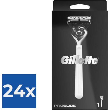 Gillette ProGlide scheerapparaat voor mannen Zwart- Wit - Voordeelverpakking 24 stuks