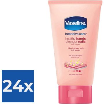 Vaseline Handcreme - Healthy hands &amp; stronger nails 75 ml - Voordeelverpakking 24 stuks