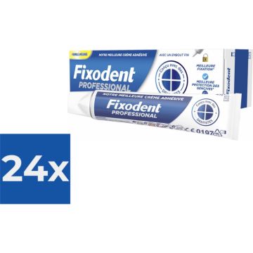 Fixodent Kleefpasta Professional 40 gram - Voordeelverpakking 24 stuks