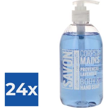 Sence Savon Handzeep Provencal Lavendel 500 ml - Voordeelverpakking 24 stuks