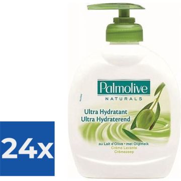 Palmolive - Zeep dispenser - Olive &amp; Milch - 300 ml - Voordeelverpakking 24 stuks