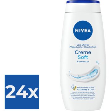 Nivea Douchecrème - Rich Moisture Soft 250ml - Voordeelverpakking 24 stuks