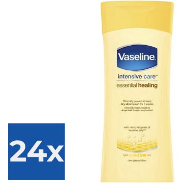 Vaseline Essential Healing - 200 ml - Bodylotion - Voordeelverpakking 24 stuks