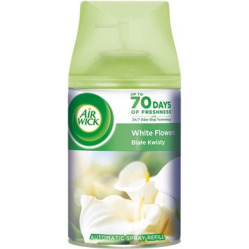 Airwick Freshmatic Ultra White Flowers - Navulling - Geurverspreider - Voordeelverpakking 24 stuks