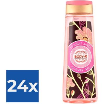 Body-X Women Douchegel | Twilight Amber | 500 ml - Voordeelverpakking 24 stuks