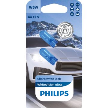 Philips W5W 12V White Vision - Set