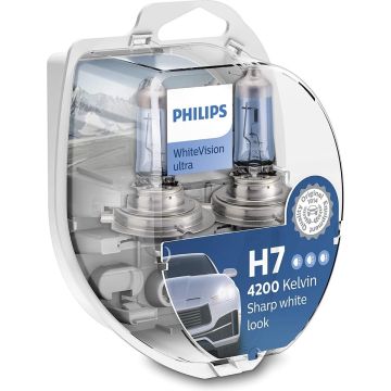 Philips WhiteVision Ultra H7 12972WVUSM - Voertuigverlichting - Set