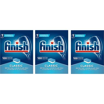 Finish Classic Regular Vaatwastabletten - 100 Stuks x3