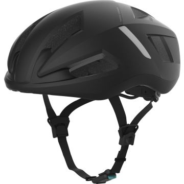 CRNK New Artica Fietshelm - Volwassenen - Zwart - Maat M - Verstelbaar - 11 Ventilatiegaten - Heren Dames - Racefietshelm - 54 - 57 cm