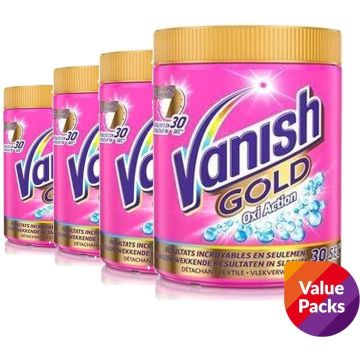 Vanish Gold Oxi Action Vlekverwijderaar - 4 x 470 gr - Voordeelverpakking