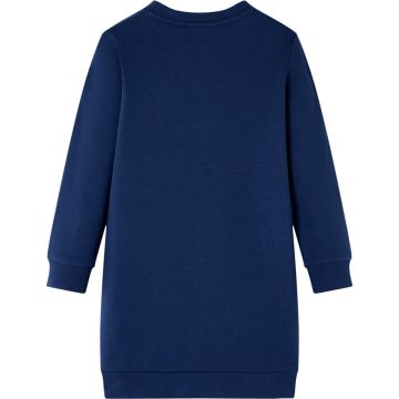 vidaXL-Kinderjurk-met-strepen-van-pailletten-116-marineblauw