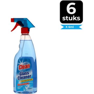 At Home Clean Spray - Glasreiniger 750 ml. - Voordeelverpakking 6 stuks