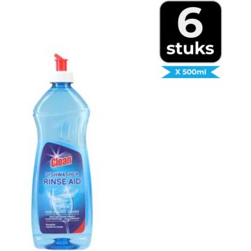 At Home Clean Vaatwasser Glansspoelmiddel 500 ml - Voordeelverpakking 6 stuks