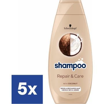 Schwarzkopf Repair &amp; Care Shampoo - 5 x 400 ml