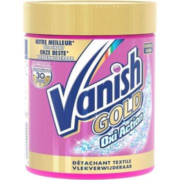 VANISH GOLD Oxi Action Vlekverwijderaar in 30 Seconden - Voor Witte &amp; Gekleurde Was - 470g