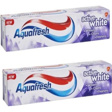 Aquafresh Active White Tandpasta - XL Duopak - 2 x 125 ml