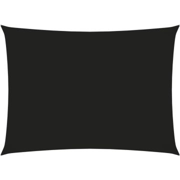 Prolenta Premium - Zonnescherm rechthoekig 3,5x5 m oxford stof zwart - Huis en Tuin