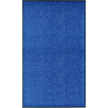 Prolenta Premium - Deurmat wasbaar 90x150 cm blauw