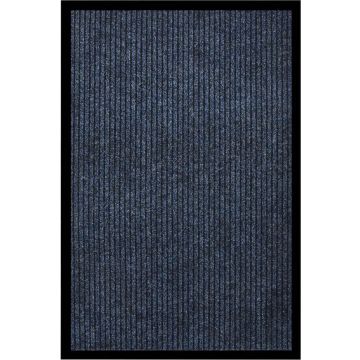 Prolenta Premium - Deurmat 80x120 cm gestreept blauw