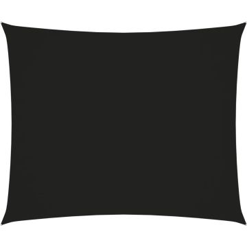 Prolenta Premium - Zonnescherm rechthoekig 3,5x4,5 m oxford stof zwart - Huis en Tuin